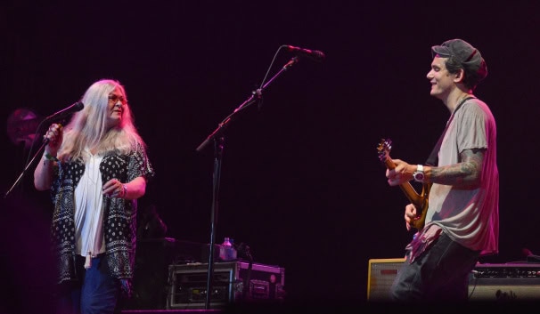 Donna Jean Godchaux and John Mayer at Bonnaroo | Photo by Chris Jorgensen