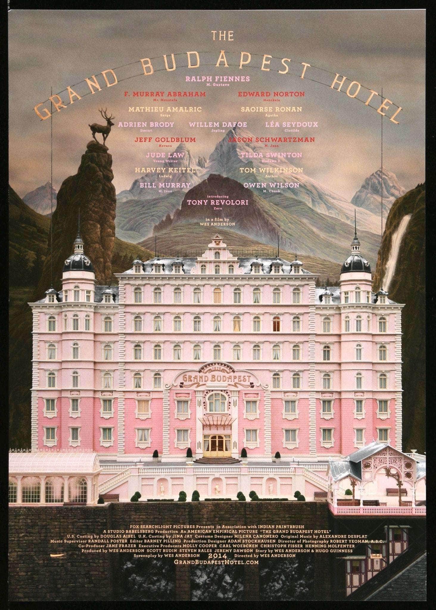 Poster and Trailer Drop for Wes Anderson’s The Grand Budapest Hotel