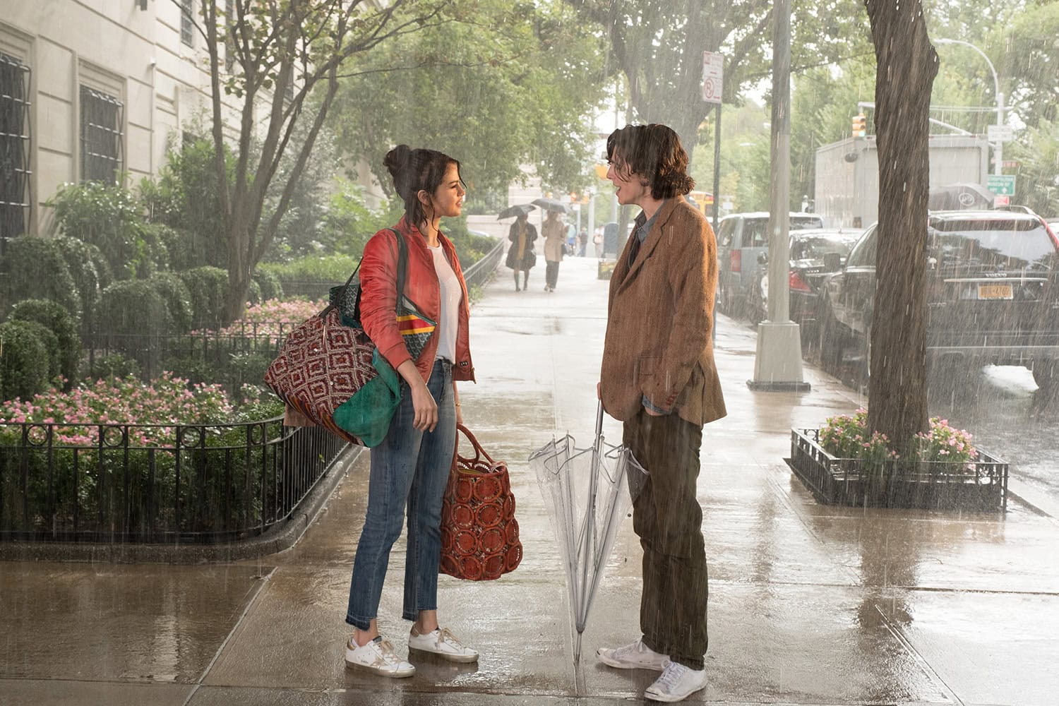  A Rainy Day in New York [Blu-ray] : Timothée Chalamet, Elle  Fanning, Selena Gomez: Movies & TV