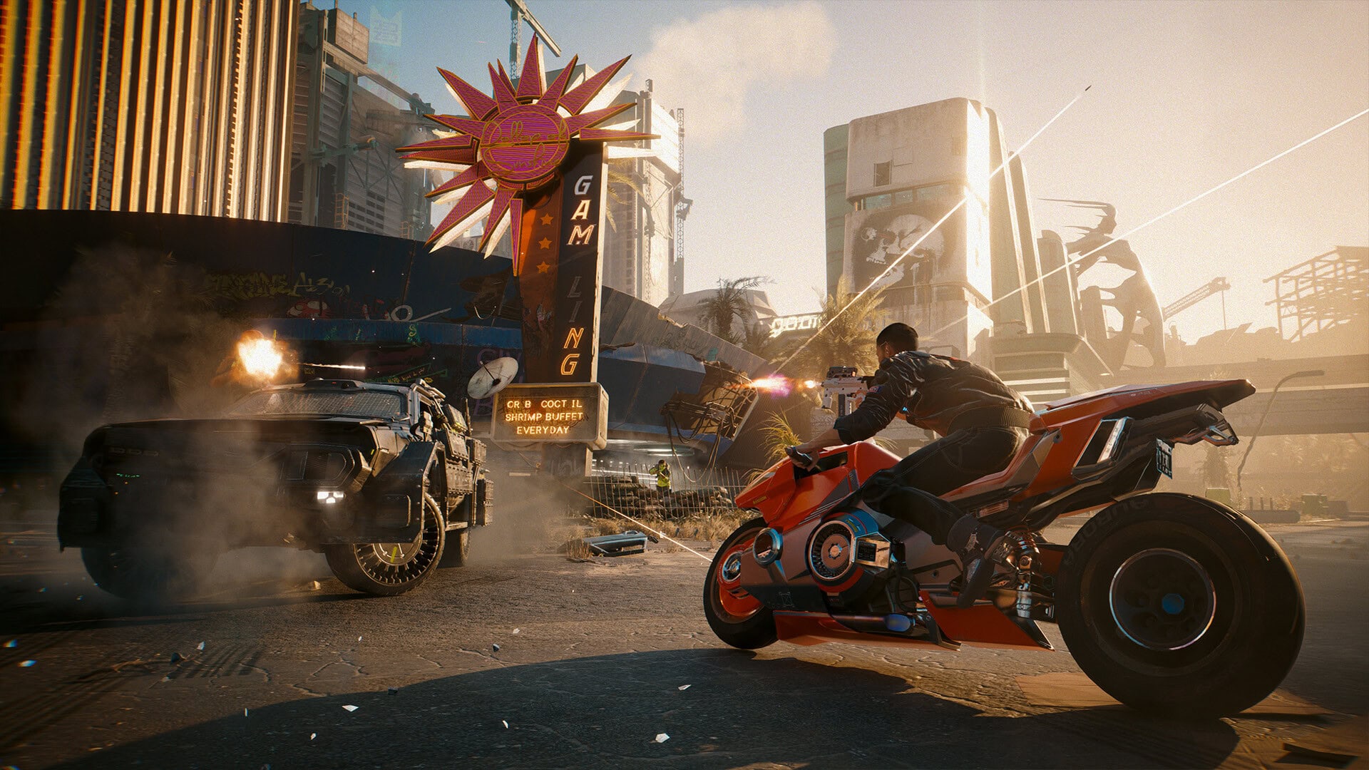 Cyberpunk 2077's new update has Johnny Silverhand striking the sad