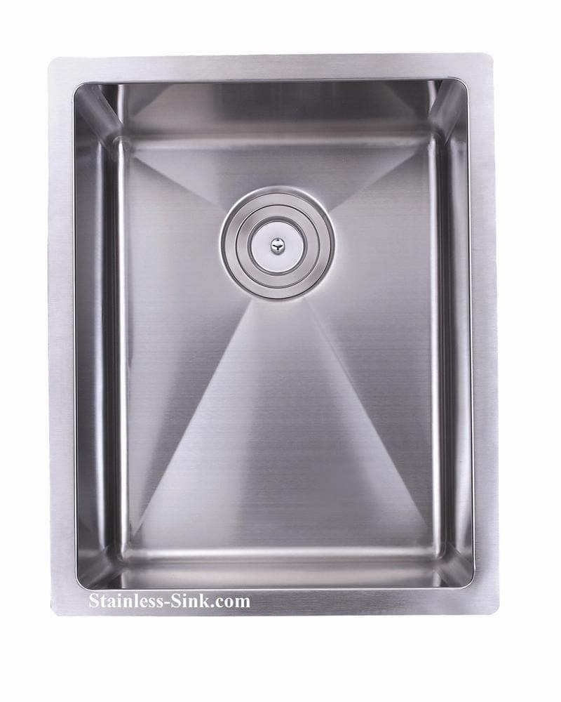 Stainless steel kitchen sink with sleek design and durable construction.