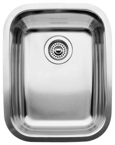 15" Ellis undermount stainless steel single bowl sink for kitchen and bar.