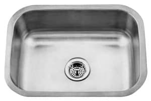 23" Ellis Undermount Stainless Steel Single Bowl Kitchen, Bar, Prep Sink 16 Gauge EL-301