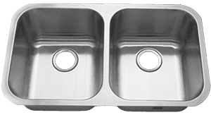 31" Ellis 50/50 Undermount Stainless Steel Double Bowl Kitchen Sink 18 Gauge EL-5050