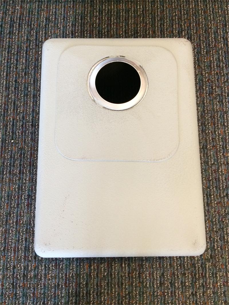 Undermount stainless steel sink with small single bowl, perfect for kitchen, bar, or prep areas. 15.