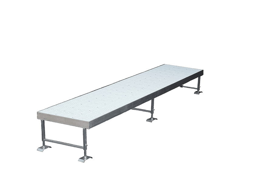 Dock platform for boats and marine activities, ideal for waterfront and marina use.