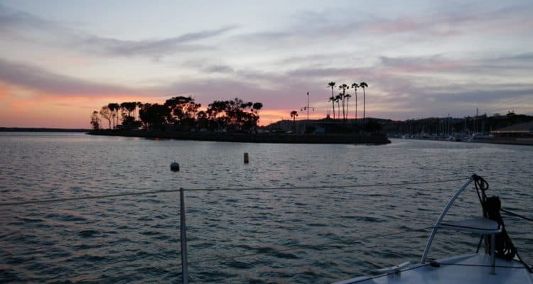 Sunset at Dana Point, California