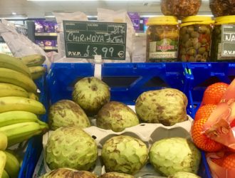 Chirimoya in grocery store