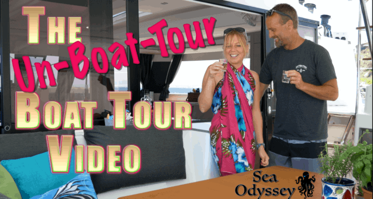 sv Sea Odyssey boat tour title