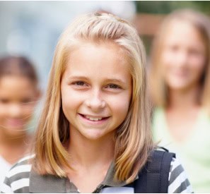 summer camp studen smiling