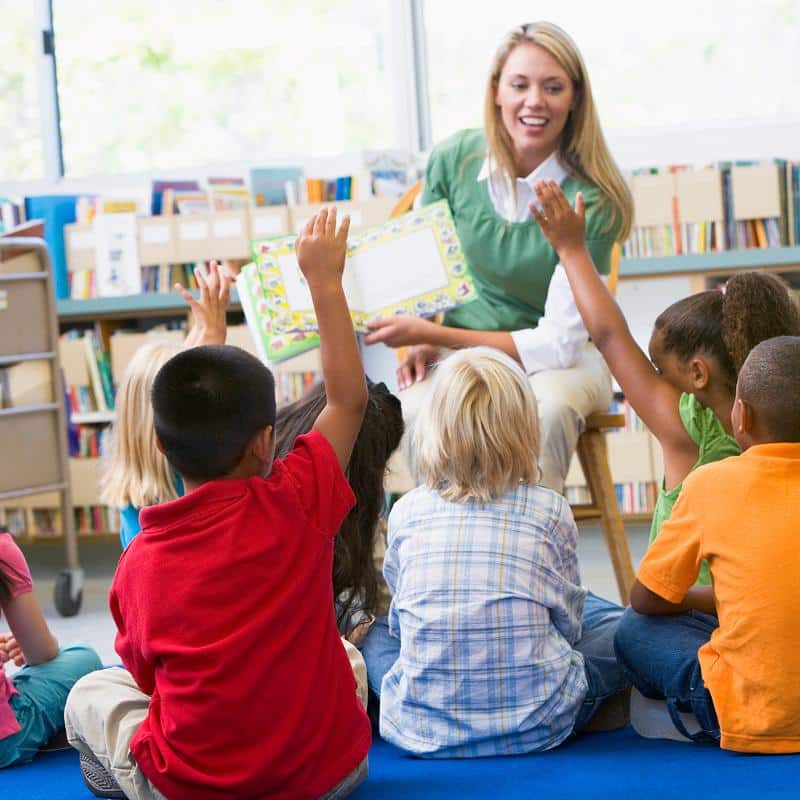 kindergarten group learning
