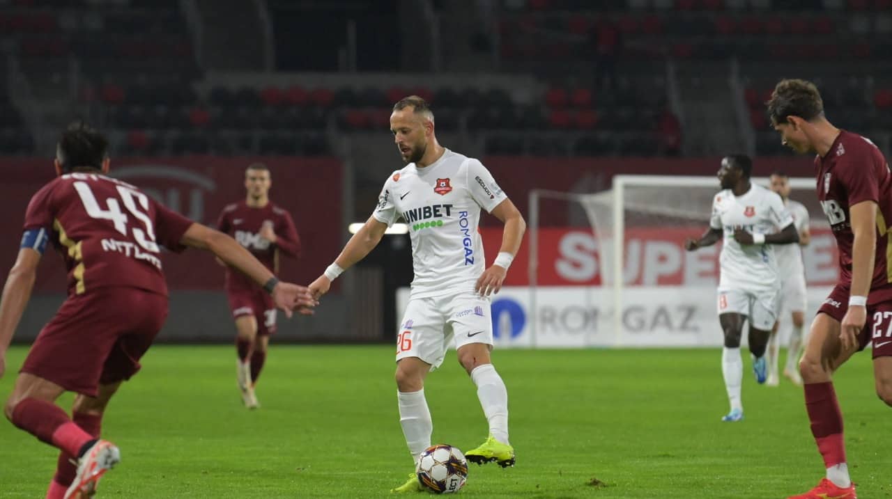 FC Hermannstadt - CFR Cluj 1-0, în etapa 15 din SuperLiga