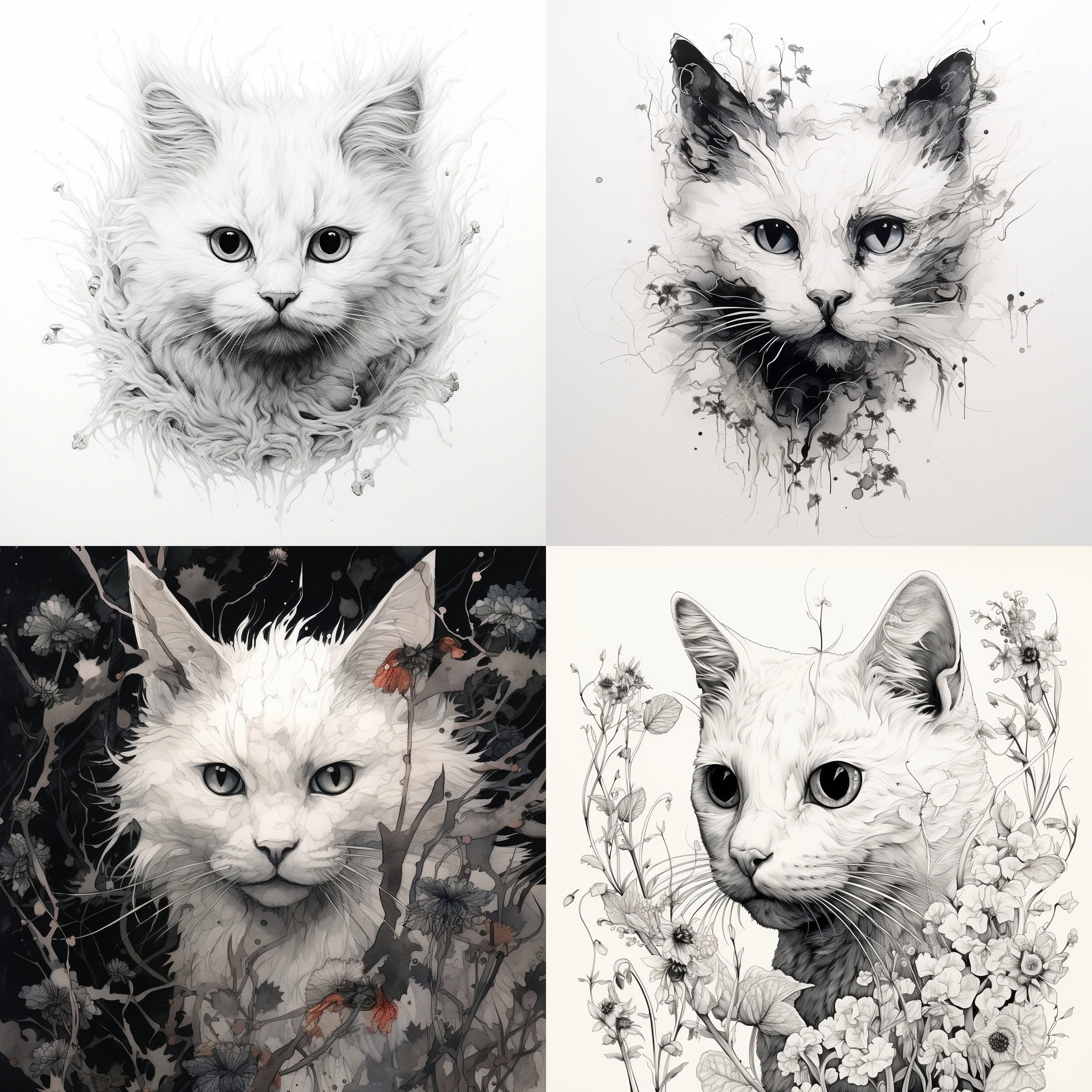 Ink Drawing Art: Inspirations and Style References