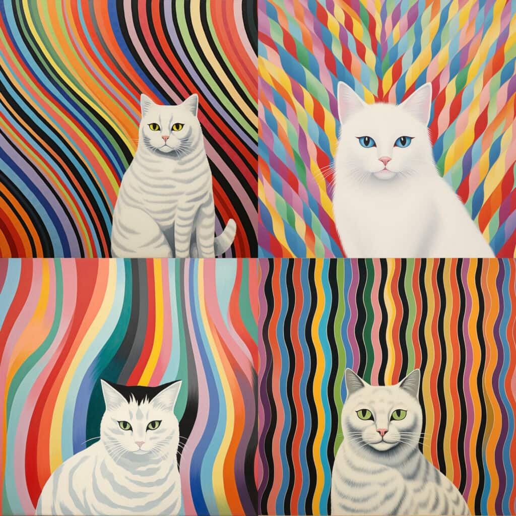 Art Inspiration & Painting Styles by Bridget Riley