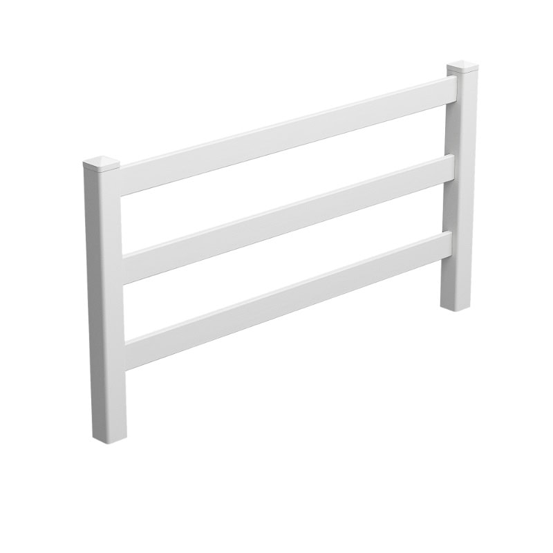 3 Rail Fencing Hamptons PVC