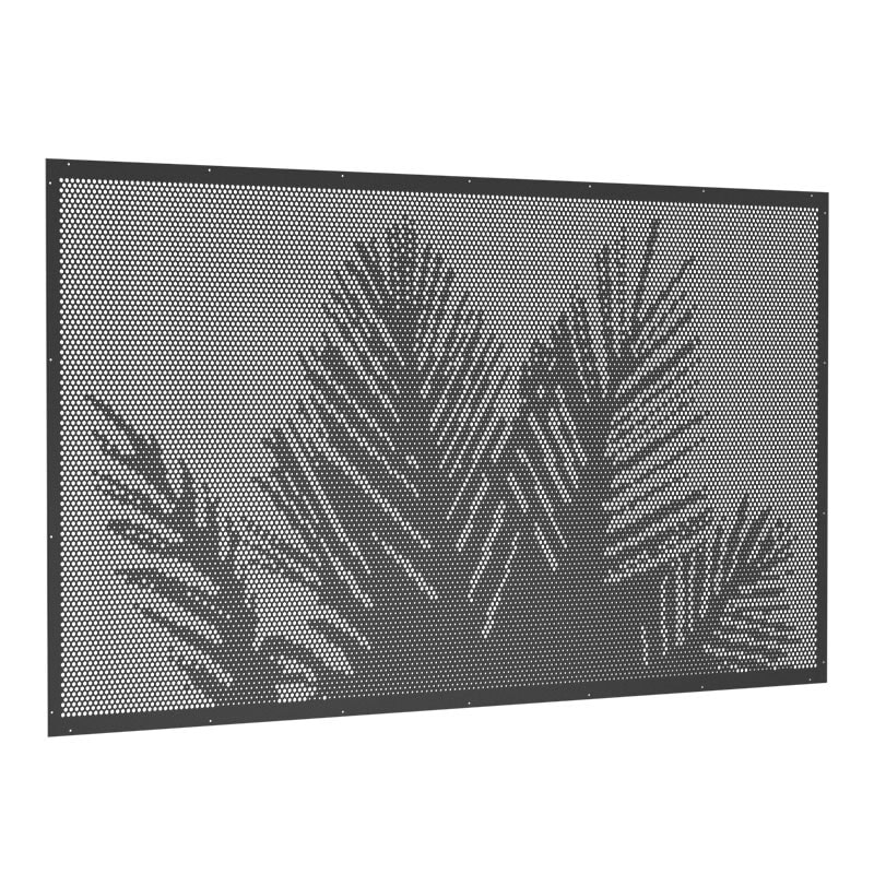 Perforated Deco Infill Panel 988mm Wide x 1188mm High Black