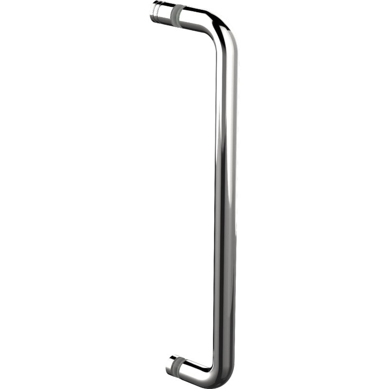 Purity Round D Shape Handle With Internal Knob 450mm Long Polish