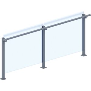 Semi Frameless Glass Balustrade