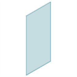 12mm Clearglaze Channel Glass 700W x 1350H