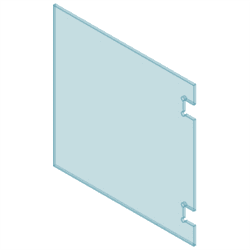 12mm Glass Polaris Hinge Panel 1400W x 1200H
