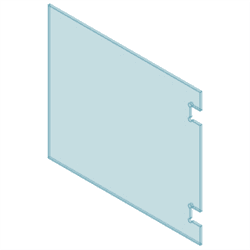12mm Glass Polaris Hinge Panel 1800W x 1200H