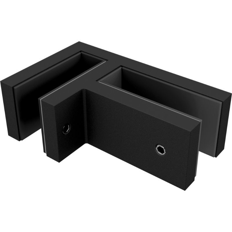 Rigi Clamp 90 Degree Matt Black SS316