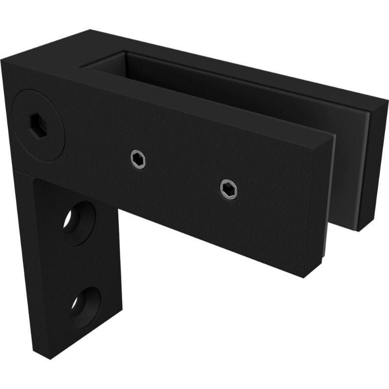Rigi Clamp Wall Matt Black SS316