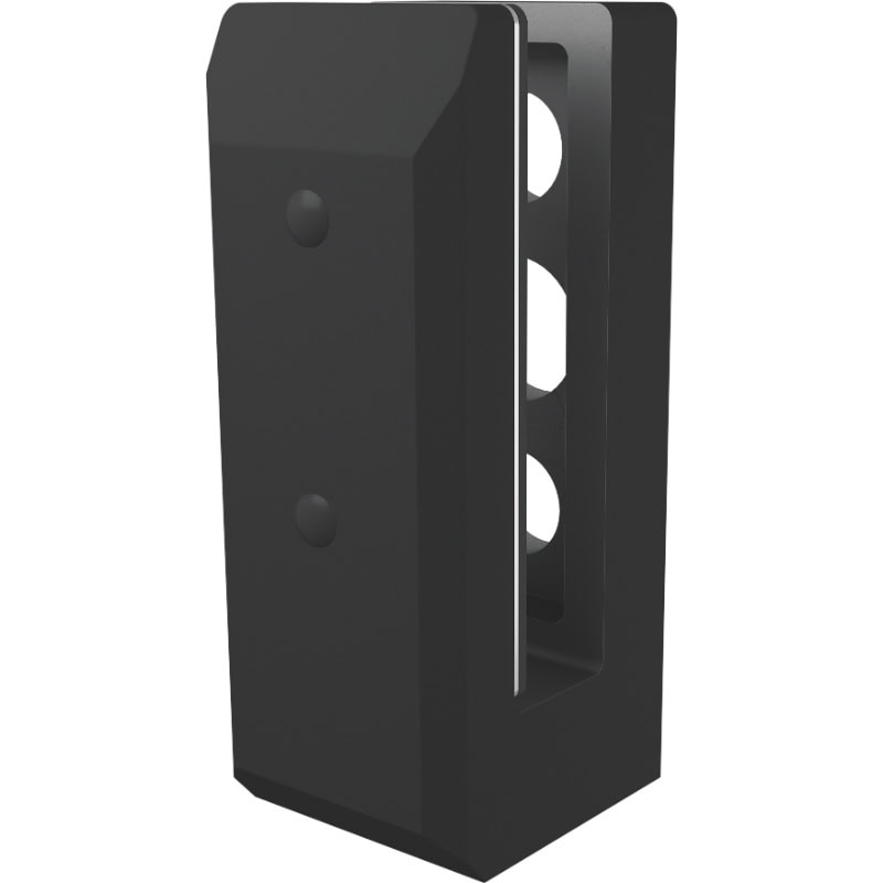 Madrid Vertical Spigot Black