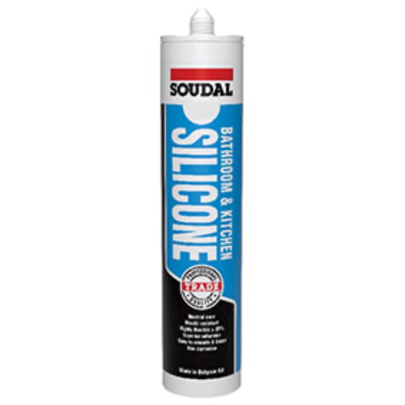 Soudal Bathroom Silicone 300ml Translucent