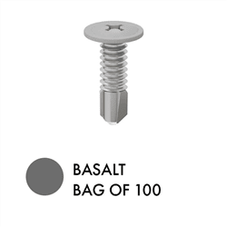 Self Drilling Wafer Screws Bag Of 100 Basalt