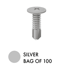 Self Drilling Wafer Screws – Bag Of 100 – Silver