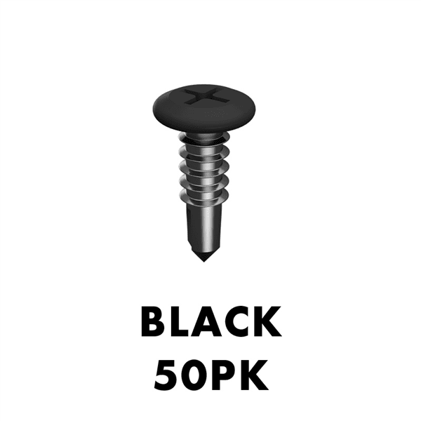 Wafer Screws 10g x 16mm SS304 50 Pack Black