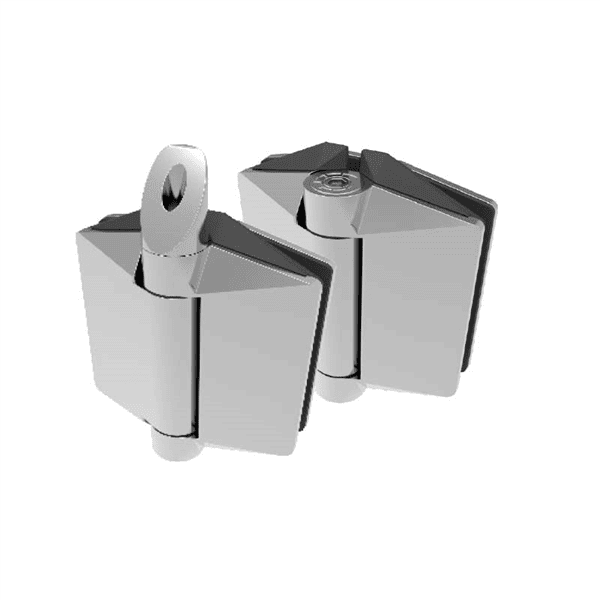 Polaris 125 Series Glass To Glass Hinge Set Polish