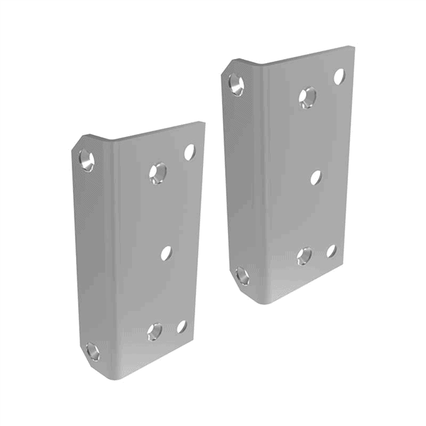 Polaris 125 Series – Glass To Square Post Backing Plate 2pk – Polish