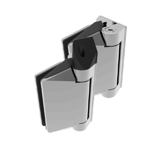 Polaris 125 Series Glass To Wall Hinge Set Polish