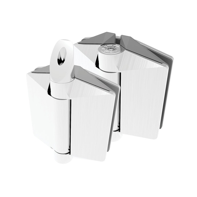 Polaris 125 Series Glass to Glass Hinge White