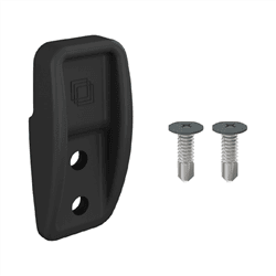 Slimline 65x29mm Gate Stop - Black