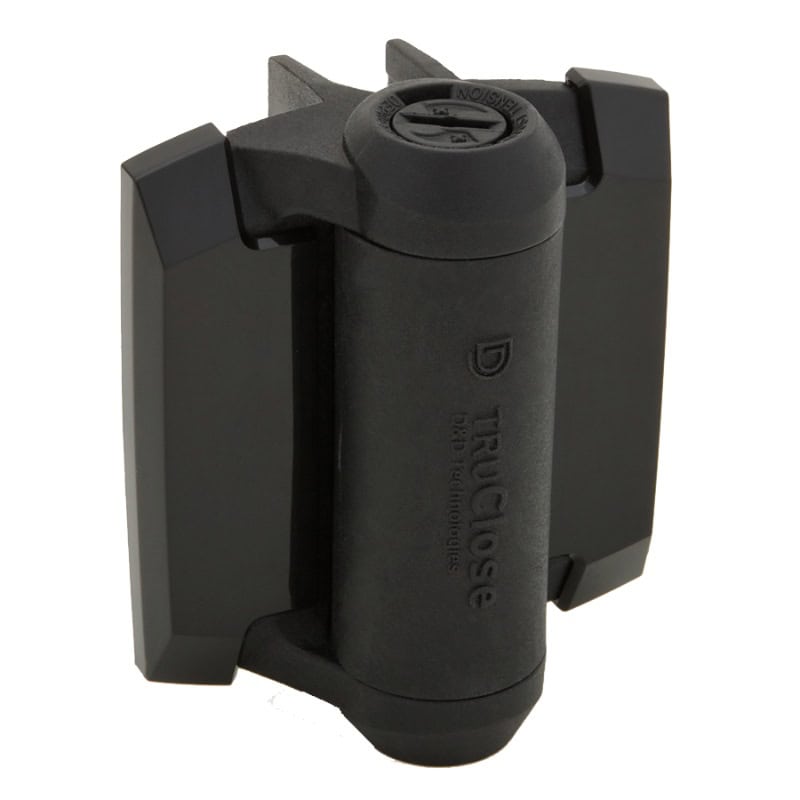D&D Tru Close Hinge Pair 2x Alignment Legs Black