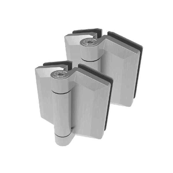 Polaris 155 Series – Glass To Glass Hinge Set – Satin
