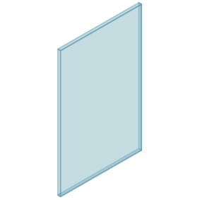 12mm Frameless Glass Balustrade 650W x 970H