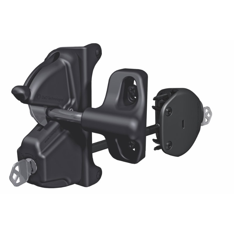 D&D LokkLatch Deluxe Keyed To Differ Black