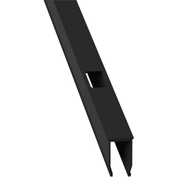 AIRE – Raked Bottom Rail Insert 3214mm Suit Picket – Satin Black