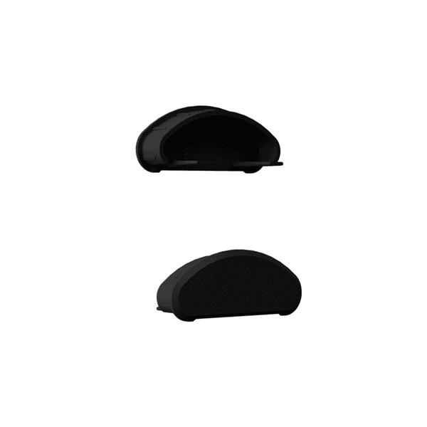 AIRE Balustrade Oval Handrail End Cap Satin Black