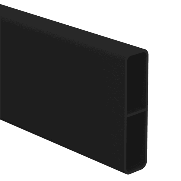 65 x 16.5mm Slat 6100mm Satin Black