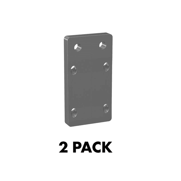 AIRE - Raked Bottom Rail Mounting Plate 2pk - Mill