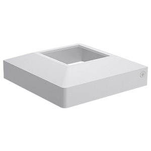 2 Part Domical Cover Suit 50x50 Post Pearl White