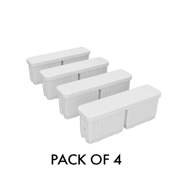 Xpress Screening End Cap To Suit 65x16.5mm Slat 4pk