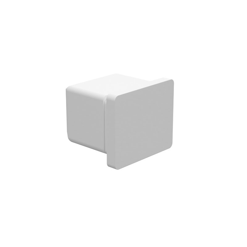 Summit 25x21mm Nanorail End Cap - Matt White