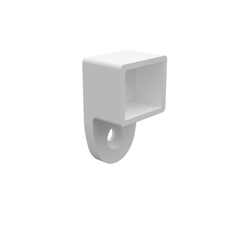 Summit 25x21mm Nanorail Wall Plate - Matt White