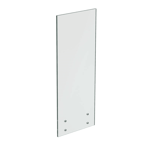 15mm Frameless Standoff Glass Balustrade – 500W X 1280H